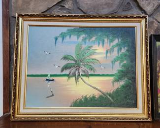 Painting by Al Black--Original Highwaymen Artist