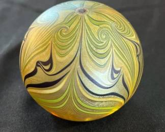 Orient & Flume Iridescent Paperweight 