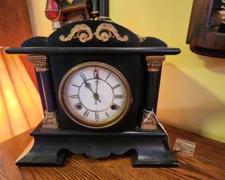 Black Mantle Clock