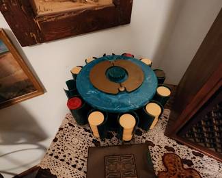 Vintage Poker Chip Holder