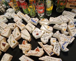 U.S. States Salt Shakers