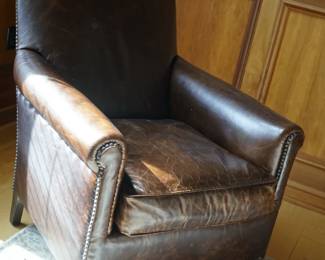 RH leather chair