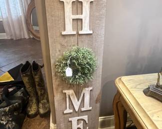 Home sign
