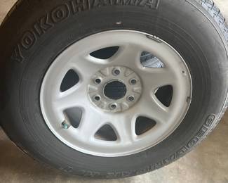 17” yokahoma tires and rims