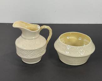 Belleek Cream & Sugar