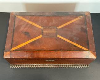 Antique Wood Jewelry/Trinket Box