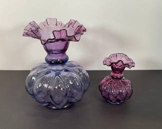 Purple Glass Vases