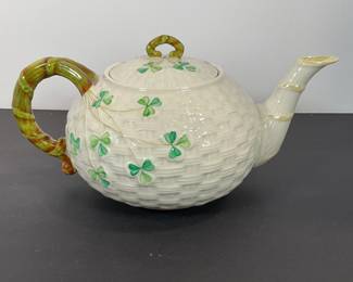 Belleek Porcelain Tea Pot