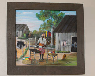 Black Americana painting by Billie Stroud