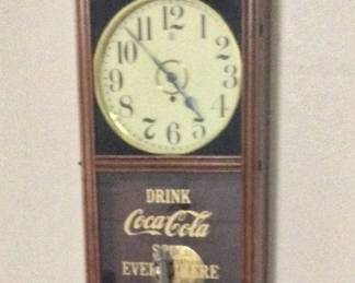Coca Cola clock wind up