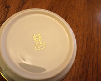 Back stamp on Lenox Castle Garden Dinnerware 