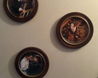 Gone with the wind collector plates in frames