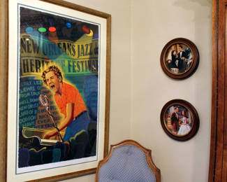 2008 Jazz Fest poster signed and numbered