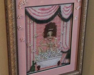 Pink bathroom beauty