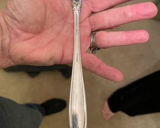 Sterling prelude pattern by international and there is a silver plate set by Holme and Edward that looks similar 