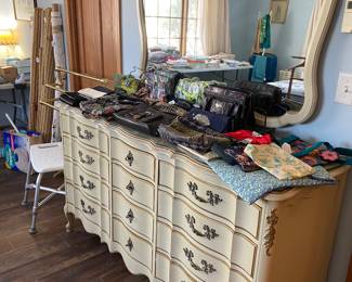 Dixie bedroom set, Dixie dresser, Dixie chest of drawers