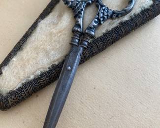 Sterling sewing scissors, not included in any discounts