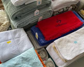 Bath towels, pillowcases