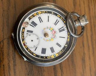 Sterling pocket watch for parts only not included in discounts