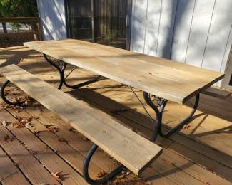 1 of 2  8'Picnic Tables