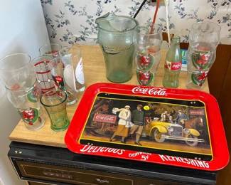 LOT OF COCA COLA ITEMS