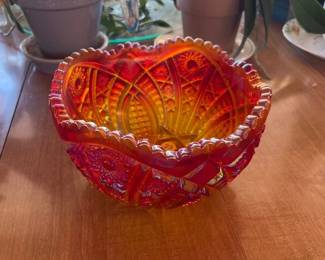 CARNIVAL GLASS BOWL