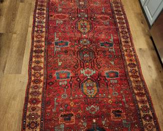 Antique Hand-knotted Persian Rug from Iran