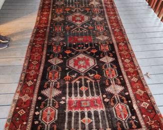 Handwoven Iranian Persian Rug Antique