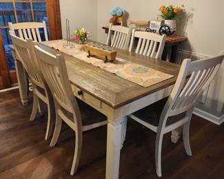 Bolanburg Table and 6 Chairs $550