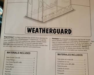Weatherguard Walk In Greenhouse