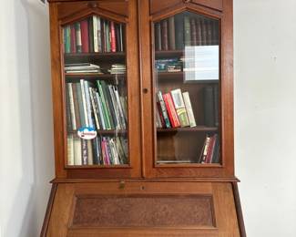 Beautiful Carved Secretary 