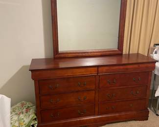 Vintage Dresser $125
60” long
17” deep
34” tall
It is missing a handle
