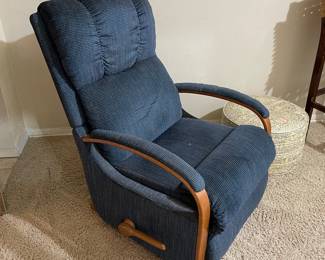 $75                                                                                                        
Lazy Boy Rocker Recliner - Great condition.    
27" wide
38" tall
15" from floor to seat.                                                                                                                             