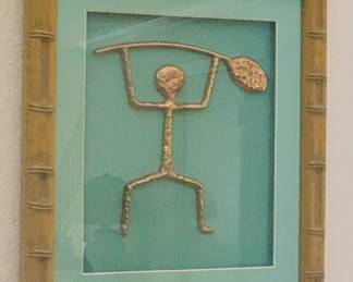 Misc. Art w/ bamboo Frame