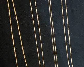 10K & 14K Necklaces & Pendants - NOTE: Jewelry is not kept onsite overnight