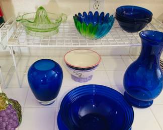 Cobalt Blue Bowls / Vases
