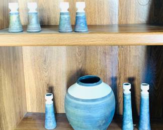 Vase & Candleholders
