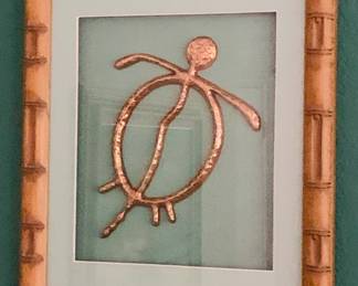 Misc. Art w/ Bamboo Frame