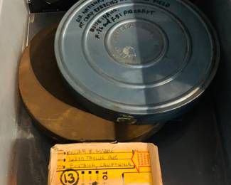 Vintage Military Reel to Reel Movies
