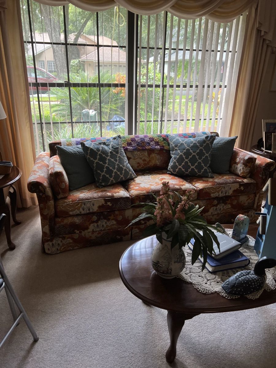 Vintage 1980's Sofa and Loveseat. Rarely used.