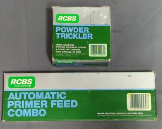 Pacific Powder Measures, Qt 3, RCBS Powder Trickler, And RCBS Automatic Primer Feed Combo