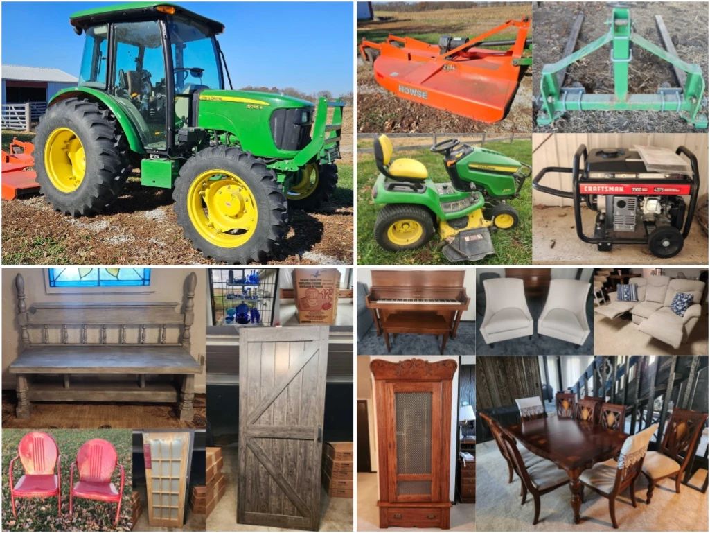 OnLine Estate Auction in Centerview, MO starts on 11/17/2023