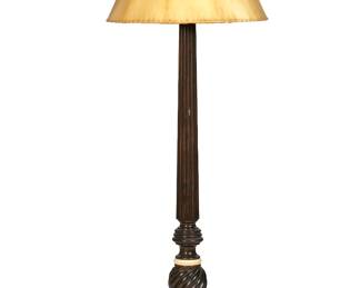 An Anglo Indian style ebonized floor lamp
modern