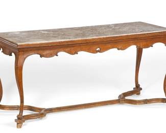 A Régence style oak center table
19th century