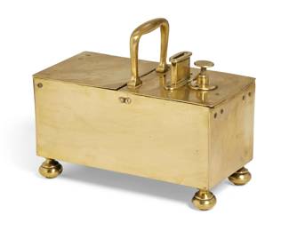 An English brass honor tobacco box
second half 19th century