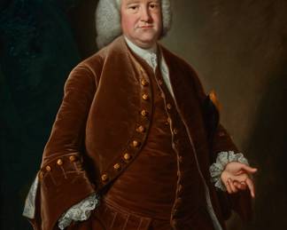 Portrait of a gentleman in a brown jacket