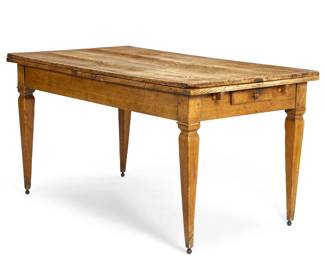 A Continental oak draw leaf table
19th century