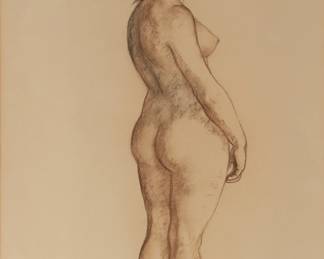 Untitled,  Nude Study (Looking right) 1965