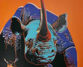 Black Rhinoceros, from Endangered Species, 1983 (F. & S. II.301)