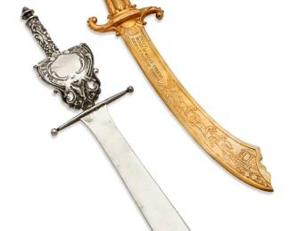 Two sword form paper knives
19th-20th century